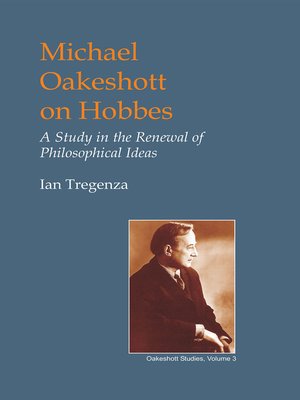 cover image of Michael Oakeshoot on Hobbes